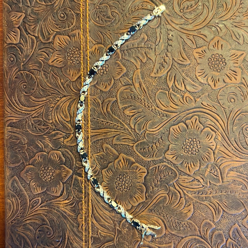 Vermeil Sapphire & Diamond Bracelet